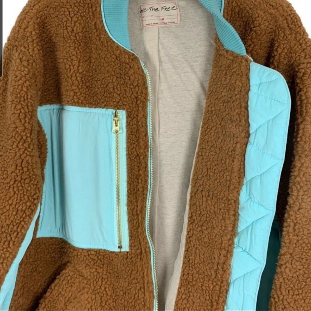 SOLD NWT Free People Rivington Sherpa Jacket - Picture 4 of 6